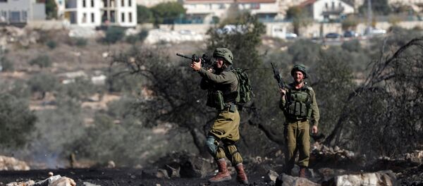 Soldados israelíes en Cisjordania - Sputnik Mundo