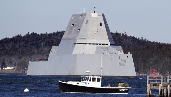 USS Michael Monsoor, el segundo buque de guerra estadounidense de clase Zumwalt - Sputnik Mundo