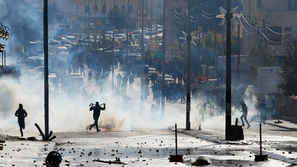 Disturbios en Belén, Cisjordania Disturbios en Belén, Cisjordania - Sputnik Mundo