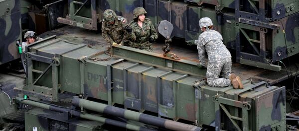 Un sistema de misiles Patriot en Polonia - Sputnik Mundo