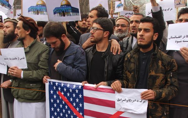 Manifestaciones de protesta en Kabul contra la decisión de Trump respecto a Jerusalén - Sputnik Mundo