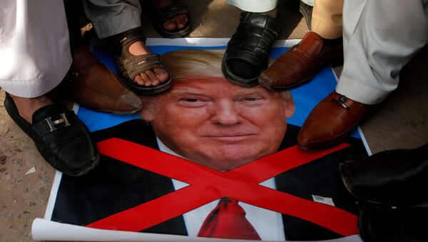 Protestas contra el presidente de EEUU, Donald Trump - Sputnik Mundo