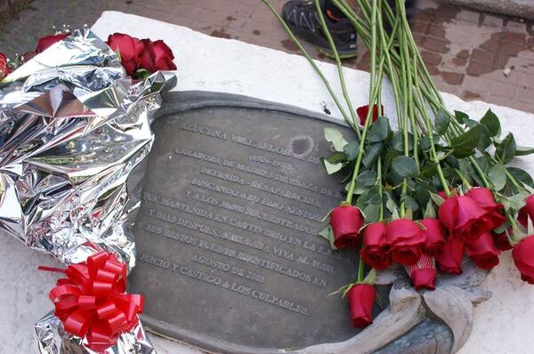 Placa de Azucena Villaflor, la fundadora de las Madres de Plaza de Mayo - Sputnik Mundo