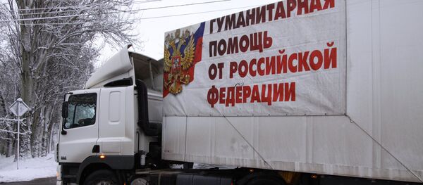 Convoy humanitario ruso en Donbás - Sputnik Mundo