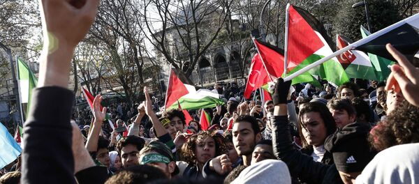 Protestas en Estambul por la decisión de Donald Trump sobre Jerusalén - Sputnik Mundo