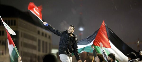 Protestas contra el reconocimiento de Jerusalén como la capital de Israel por parte del presidente de EEUU, Donald Trump Protestas contra el reconocimiento de Jerusalén como la capital de Israel por parte del presidente de EEUU, Donald Trump - Sputnik Mundo