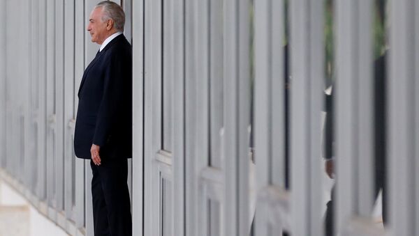 Michel Temer, presidente de Brasil - Sputnik Mundo