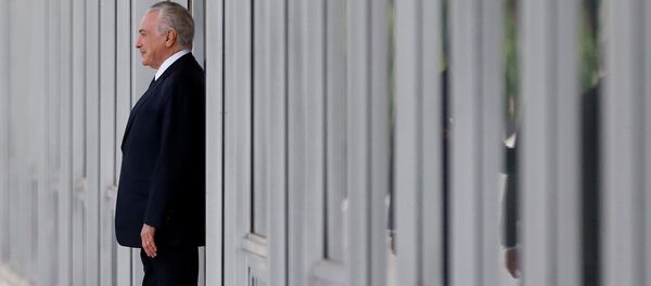 Michel Temer, presidente de Brasil - Sputnik Mundo