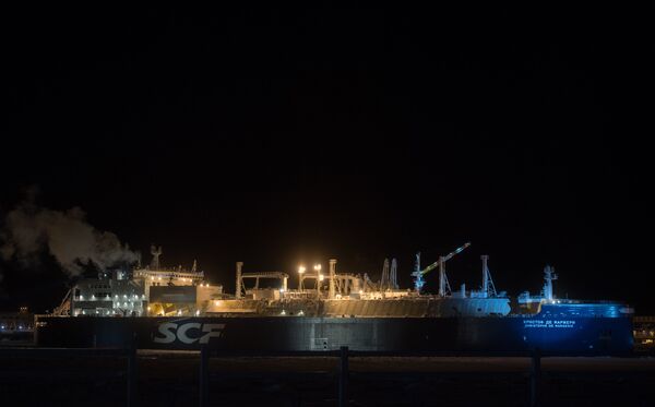 El buque cisterna Christophe de Margerie El buque cisterna Christophe de Margerie - Sputnik Mundo