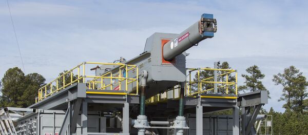 El prototipo del cañón de riel estadounidense - Sputnik Mundo