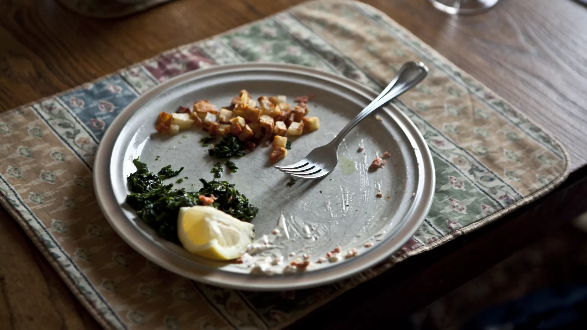 Los restos de comida (imagen referencial)