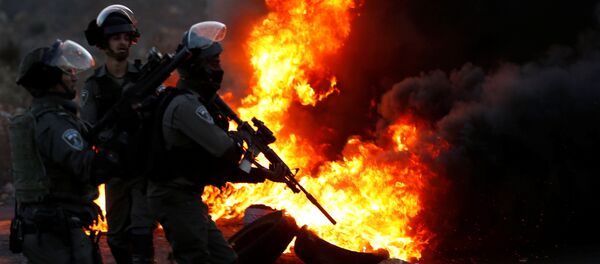 Policía fronteriza israelí Policía fronteriza israelí - Sputnik Mundo