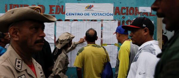 Votación en Venezuela Votación en Venezuela - Sputnik Mundo
