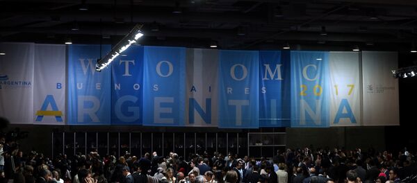 Inauguración de la XI Conferencia Ministerial de la OMC en Buenos Aires, Argentina - Sputnik Mundo