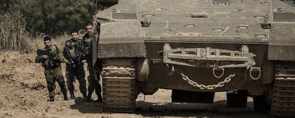 Ejército israelí en la Franja de Gaza - Sputnik Mundo