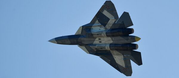 Su-57, caza polivalente de quinta generación (archivo) - Sputnik Mundo