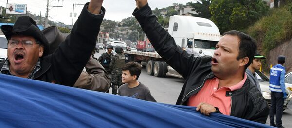 Protestas de Honduras - Sputnik Mundo