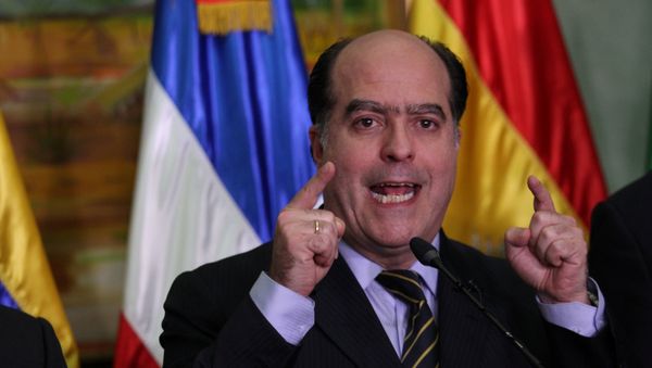 Julio Borges, el presidente de la Asamblea Nacional de Venezuela Julio Borges, el presidente de la Asamblea Nacional de Venezuela - Sputnik Mundo
