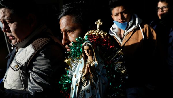 Los peregrinos católicos en México Los peregrinos católicos en México - Sputnik Mundo