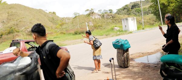 Migrantes venezolanos (imagen referencial) - Sputnik Mundo