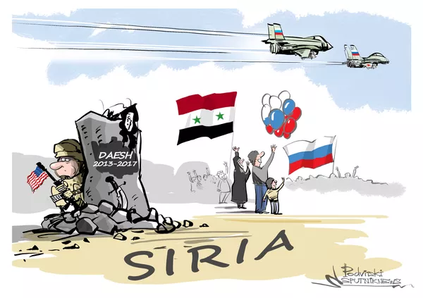 Misión cumplida: las Fuerzas Aeroespaciales rusas se despiden de Siria Misión cumplida: las Fuerzas Aeroespaciales rusas se despiden de Siria - Sputnik Mundo