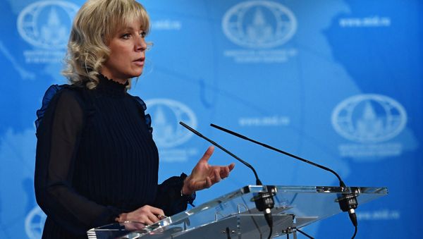 María Zajárova, portavoz del Ministerio de Asuntos Exteriores de Rusia María Zajárova, portavoz del Ministerio de Asuntos Exteriores de Rusia - Sputnik Mundo