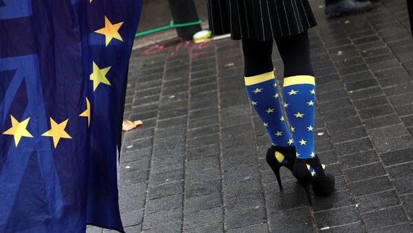 Protestas contra el Brexit en el Reino Unido Protestas contra el Brexit en el Reino Unido - Sputnik Mundo