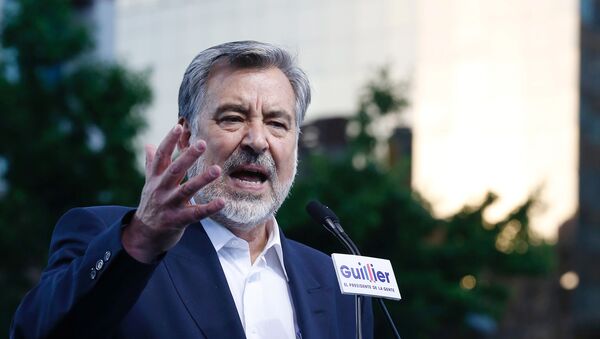 Alejandro Guillier, candidato oficialista chileno - Sputnik Mundo