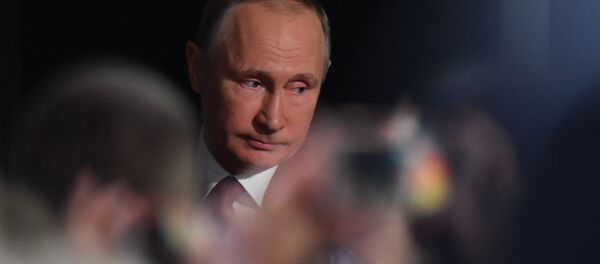 Vladímir Putin, presidente de Rusia, durante la gran rueda de prensa anual - Sputnik Mundo