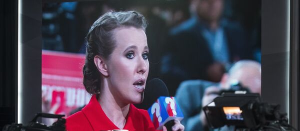 La aspirante a la Presidencia de Rusia y activista Ksenia Sobchak - Sputnik Mundo