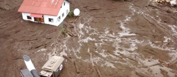 Aluvión en Villa Santa Lucia, Chile - Sputnik Mundo