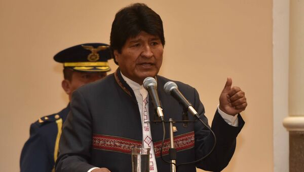 Evo Morales, presidente de Bolivia - Sputnik Mundo