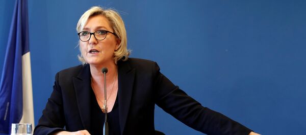 Marine Le Pen, líder de la extrema derecha francesa - Sputnik Mundo