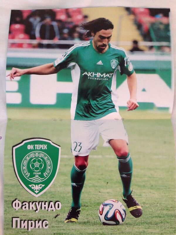 Facundo Piriz cuando jugaba para el Terek Grozny de Chechnya - Sputnik Mundo