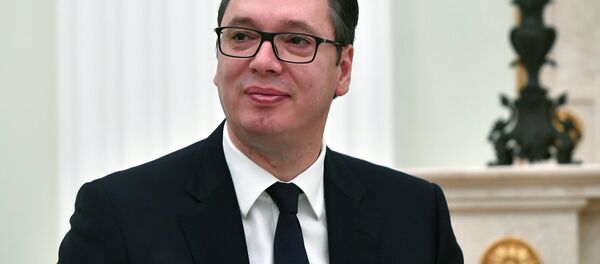 Aleksandar Vucic, presidente de Serbia - Sputnik Mundo
