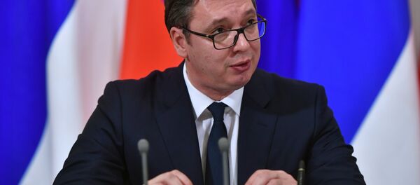 Aleksandar Vucic, presidente de Serbia - Sputnik Mundo