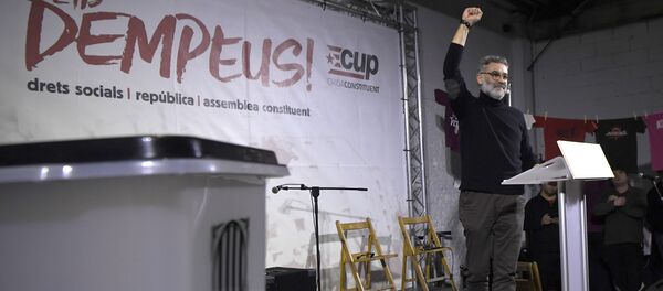 Carles Riera, candidato oficial de la Candidatura de Unidad Popular (CUP) - Sputnik Mundo