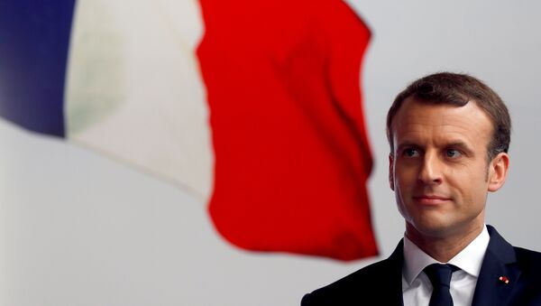 Emmanuel Macron, presidente de Francia - Sputnik Mundo