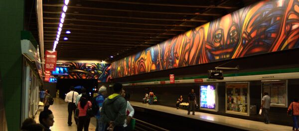 El metro de Santiago de Chile - Sputnik Mundo