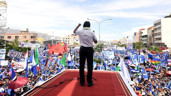 Evo Morales, presidente de Bolivia - Sputnik Mundo