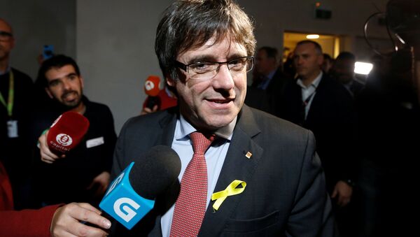 Carles Puigdemont, el presidente del Gobierno catalán cesado - Sputnik Mundo