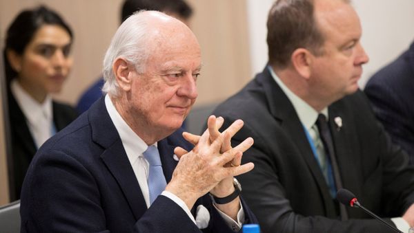 Staffan de Mistura, el enviado de la ONU para Siria Staffan de Mistura, el enviado de la ONU para Siria - Sputnik Mundo