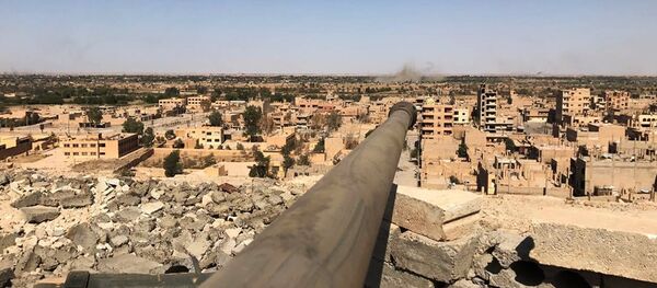 Un cañón en Siria - Sputnik Mundo