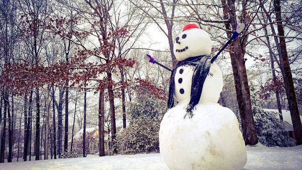 Un muñeco de nieve (archivo) - Sputnik Mundo