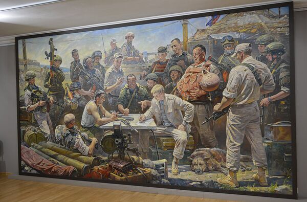 La pintura 'Carta a los enemigos de Rusia' de Vasili Nesterenko - Sputnik Mundo