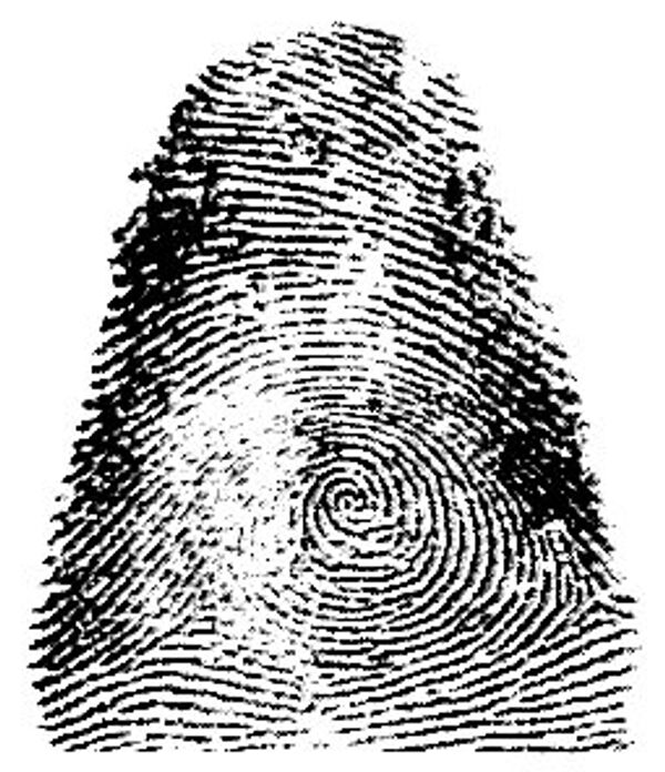 Huella del pulgar derecho de Francisca Rojas - Sputnik Mundo