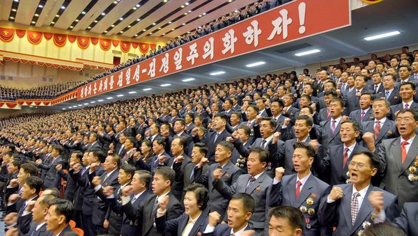 Los miembros del Partido del Trabajo de Corea del Norte (imagen referencial) Los miembros del Partido del Trabajo de Corea del Norte (imagen referencial) - Sputnik Mundo