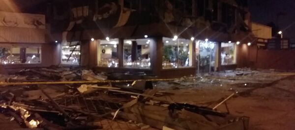Explosión de restaurante en Quito Explosión de restaurante en Quito - Sputnik Mundo