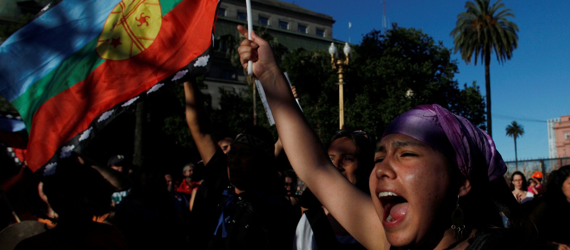 Protestas de mapuche en Argentina - Sputnik Mundo, 1920, 26.12.2017