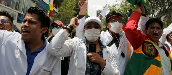 Huelga de los médicos bolivianos - Sputnik Mundo